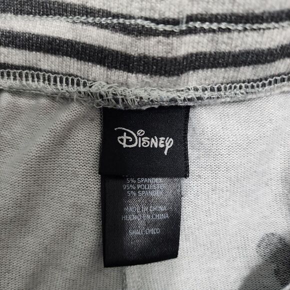 Disney mickey mouse jogger pants pajama gray small womens - Picture 3 of 3